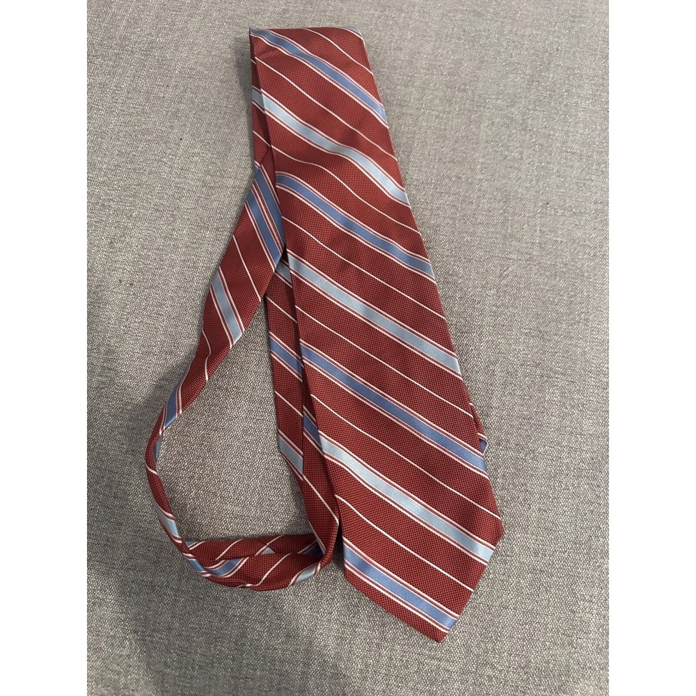 Brooks Brothers Necktie Burgundy Striped Business Career Interview